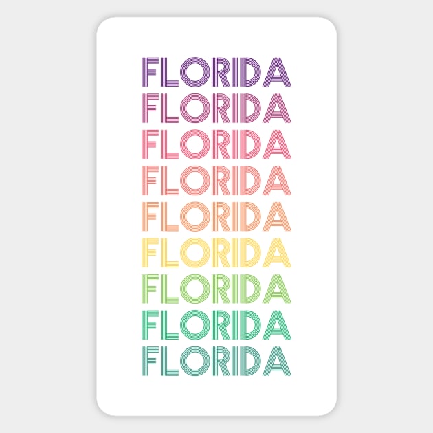 Florida Sticker by RainbowAndJackson